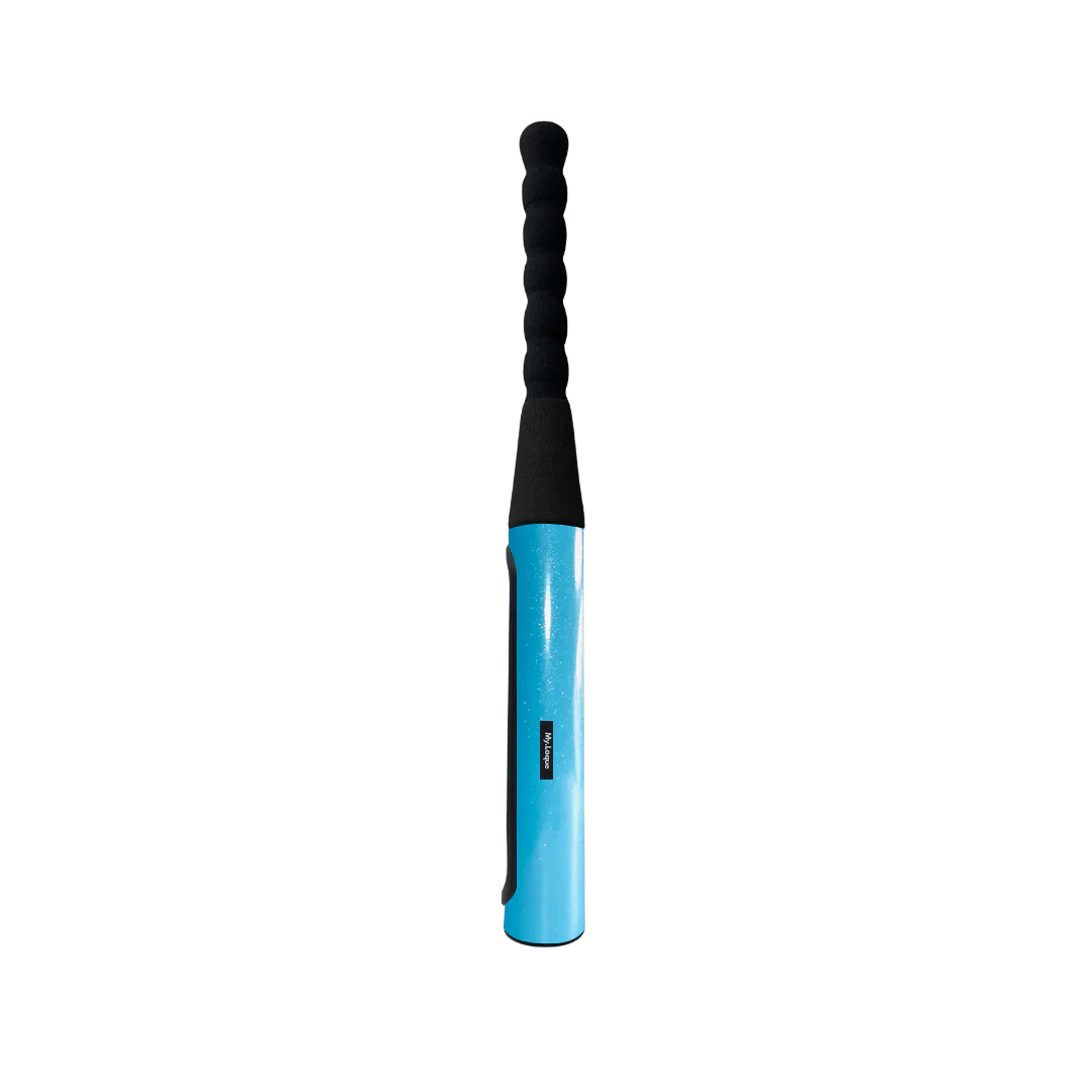 Fluo Blue Glitter Gloss - Baseball Bat