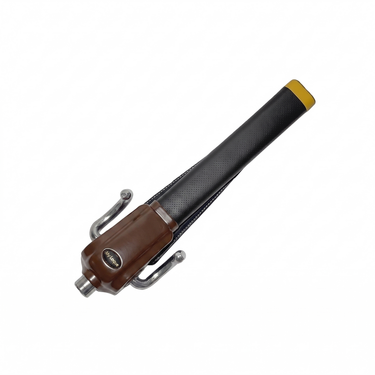 MyLoque Retro Vintage Steering Lock in Brown